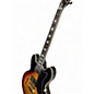 Used Donner DJP1000 JAZZ 3 Tone Sunburst Hollow Body Electric Guitar