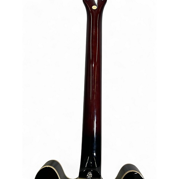 Used Donner DJP1000 JAZZ 3 Tone Sunburst Hollow Body Electric Guitar