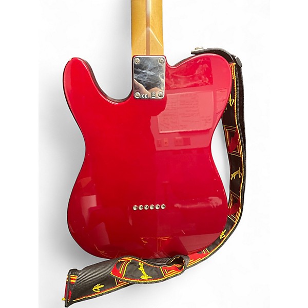 Used Fender TELECASTER DELUXE THINLINE Candy Apple Red Solid Body Electric Guitar