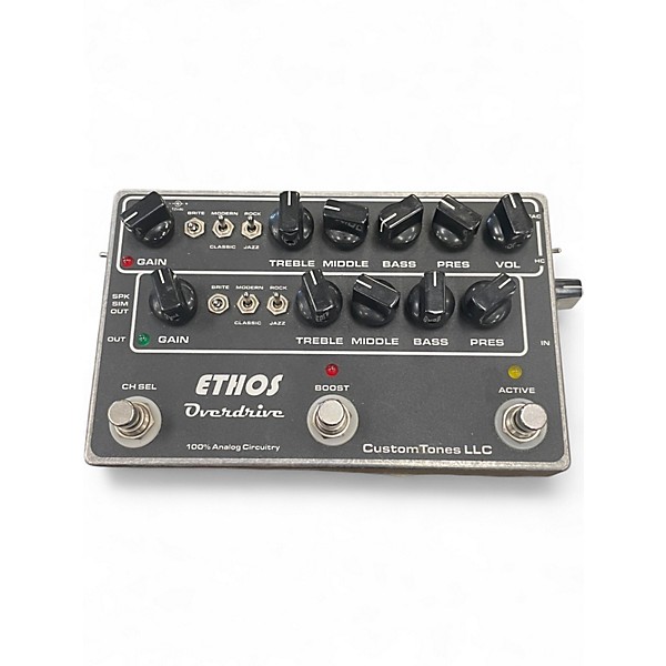Used Custom Tones ETHOS OVERDRIVE Effect Pedal