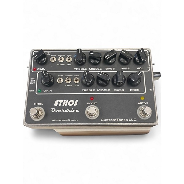 Used Custom Tones ETHOS OVERDRIVE Effect Pedal