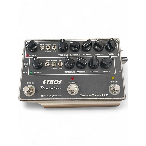 Used Custom Tones ETHOS OVERDRIVE Effect Pedal