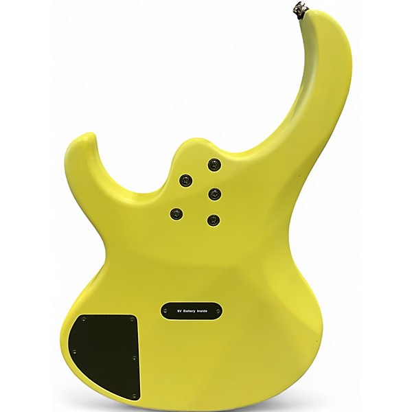 Used Ibanez BTB07LTD Satin Yellow Electric Bass Guitar