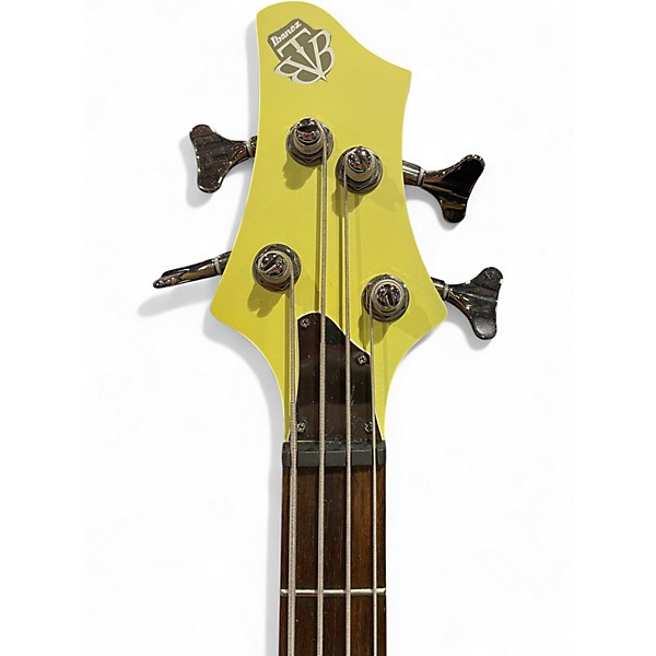 Used Ibanez BTB07LTD Satin Yellow Electric Bass Guitar