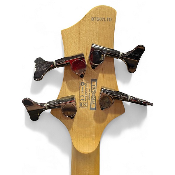 Used Ibanez BTB07LTD Satin Yellow Electric Bass Guitar