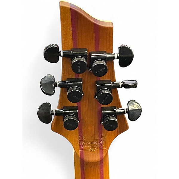 Used Schecter Guitar Research C-1 EXOTIC Honey Burst Solid Body Electric Guitar