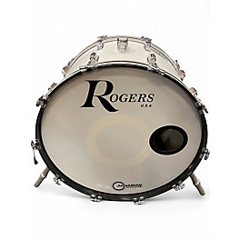 Used Rodgers 3 Piece Big R White Drum Kit