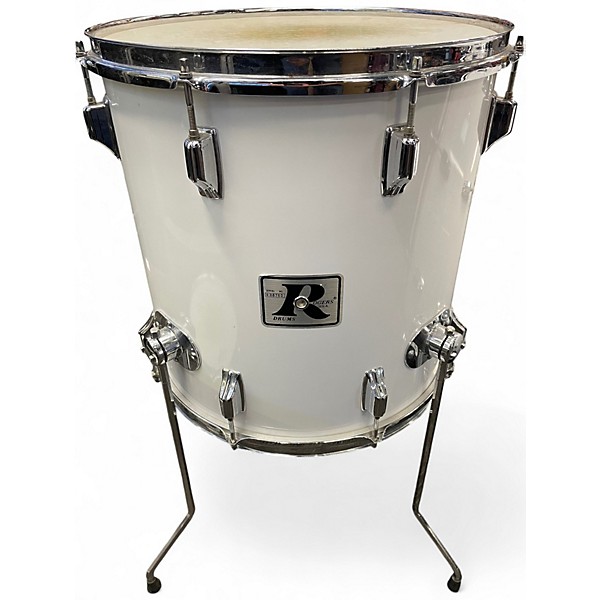 Used Rodgers 3 Piece Big R White Drum Kit