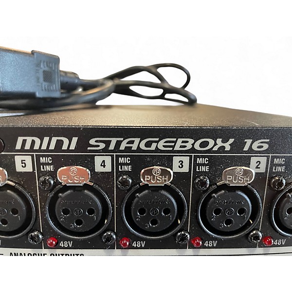 Used Soundcraft Mini Stage Box 16R Cat 5 Line Mixer