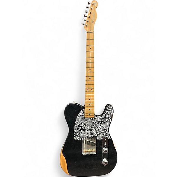 Used Fender BRAD PAISLEY ESQUIRE BLACK SPARKLE Solid Body Electric Guitar