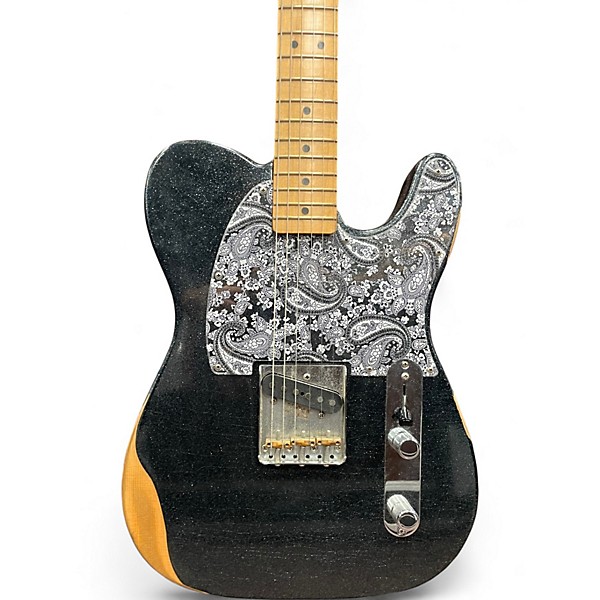 Used Fender BRAD PAISLEY ESQUIRE BLACK SPARKLE Solid Body Electric Guitar