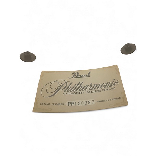 Used Pearl 14in Philharmonic Concert Snare Mahogany Drum