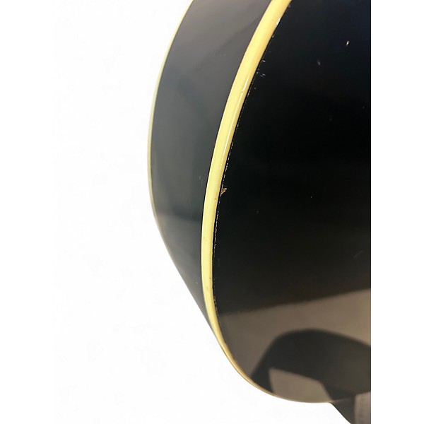 Vintage 1980s Silvertone H64 ESPANADA  Black Hollow Body Electric Guitar