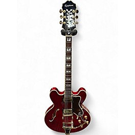 Used Epiphone Sheraton II Wine Red Hollow Body Electric Guitar