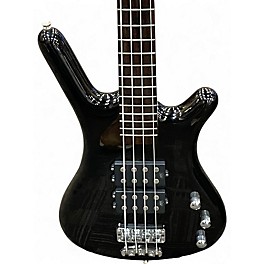 Used RockBass by Warwick CORVETTE $$ Black Electric Bass Guitar