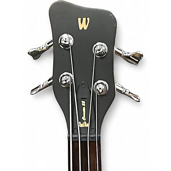 Used RockBass by Warwick CORVETTE $$ Black Electric Bass Guitar