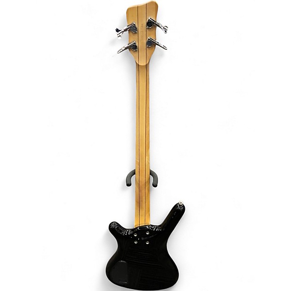 Used RockBass by Warwick CORVETTE $$ Black Electric Bass Guitar