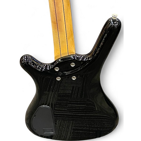 Used RockBass by Warwick CORVETTE $$ Black Electric Bass Guitar