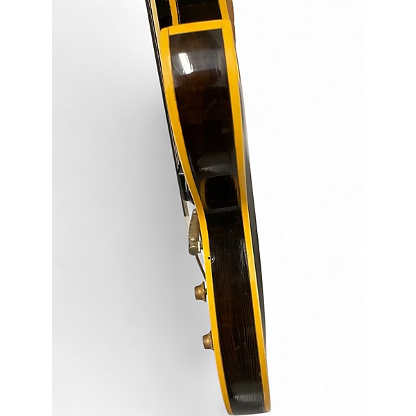 Vintage 1957 Gibson ES 225 T 2 Tone Sunburst Hollow Body Electric Guitar