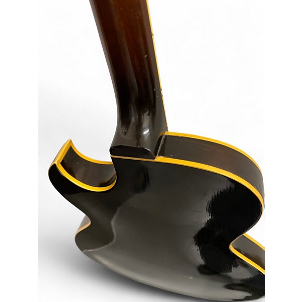 Vintage 1957 Gibson ES 225 T 2 Tone Sunburst Hollow Body Electric Guitar