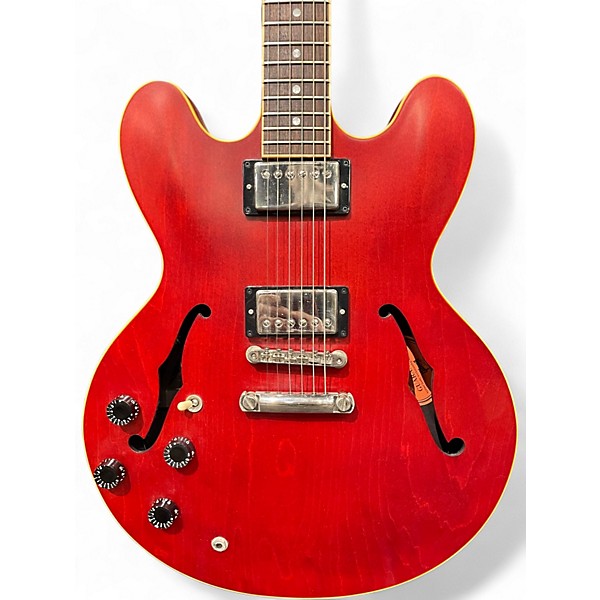 Used 2003 Gibson ES333LH Satin Red Hollow Body Electric Guitar