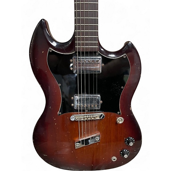Vintage 1973 Guild S90 3 Tone Sunburst Solid Body Electric Guitar