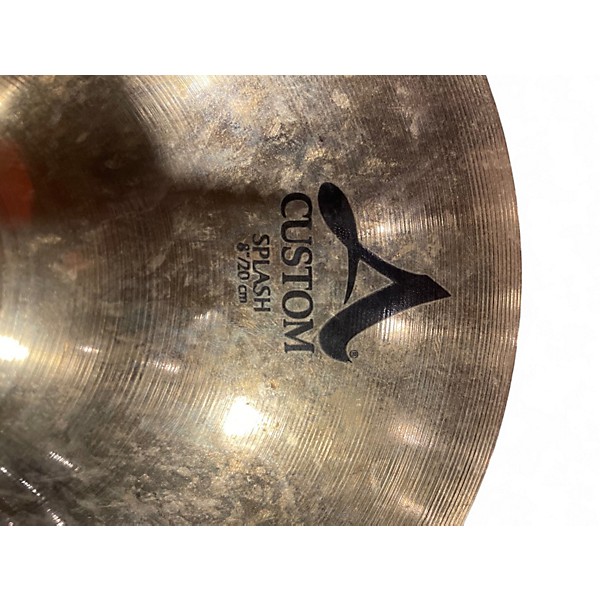 Used Zildjian 8in A Custom Splash Cymbal