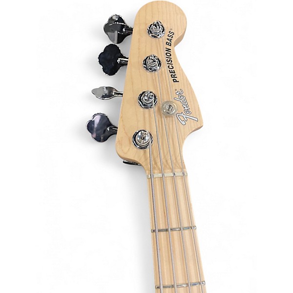 Used Fender American Performer Precision Bass Blue Electric Bass Guitar