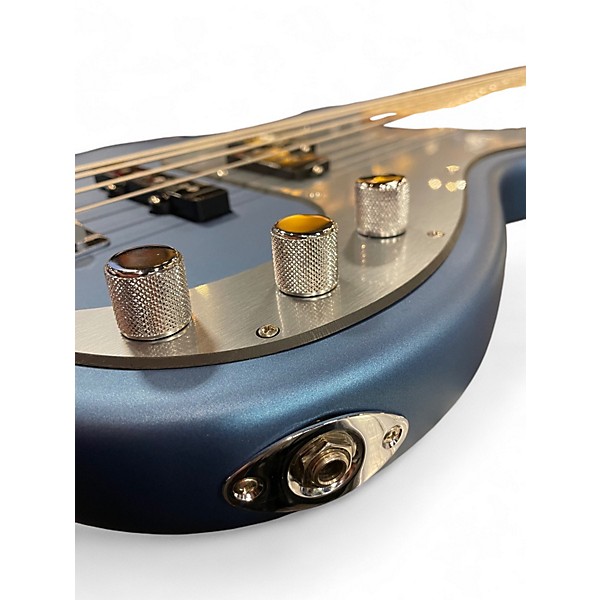 Used Fender American Performer Precision Bass Blue Electric Bass Guitar