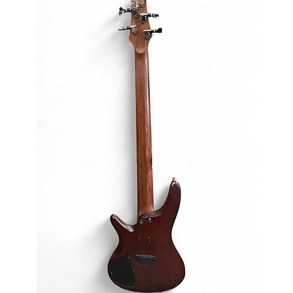 Used Ibanez SR505 5 String Zebra Wood Electric Bass Guitar