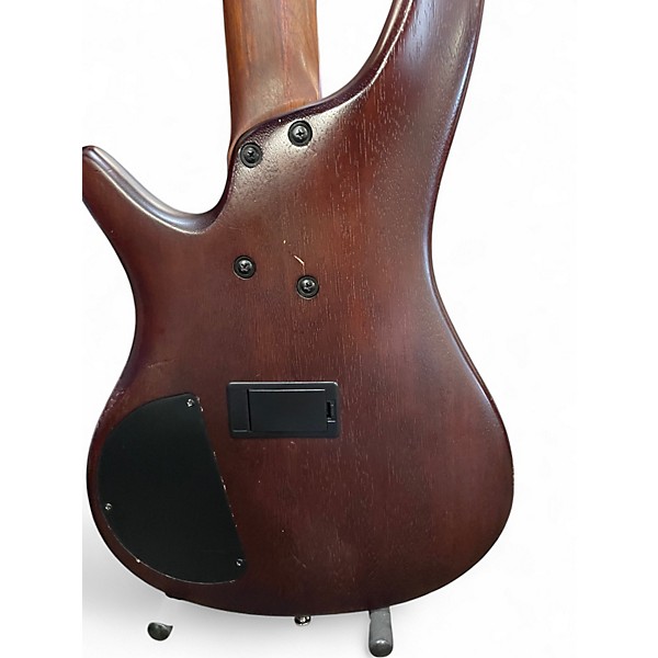 Used Ibanez SR505 5 String Zebra Wood Electric Bass Guitar