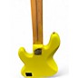 Used Fender MONO NEON 5 STRING JAZZ BASS FLOURESCENT YELLOW Electric Bass Guitar