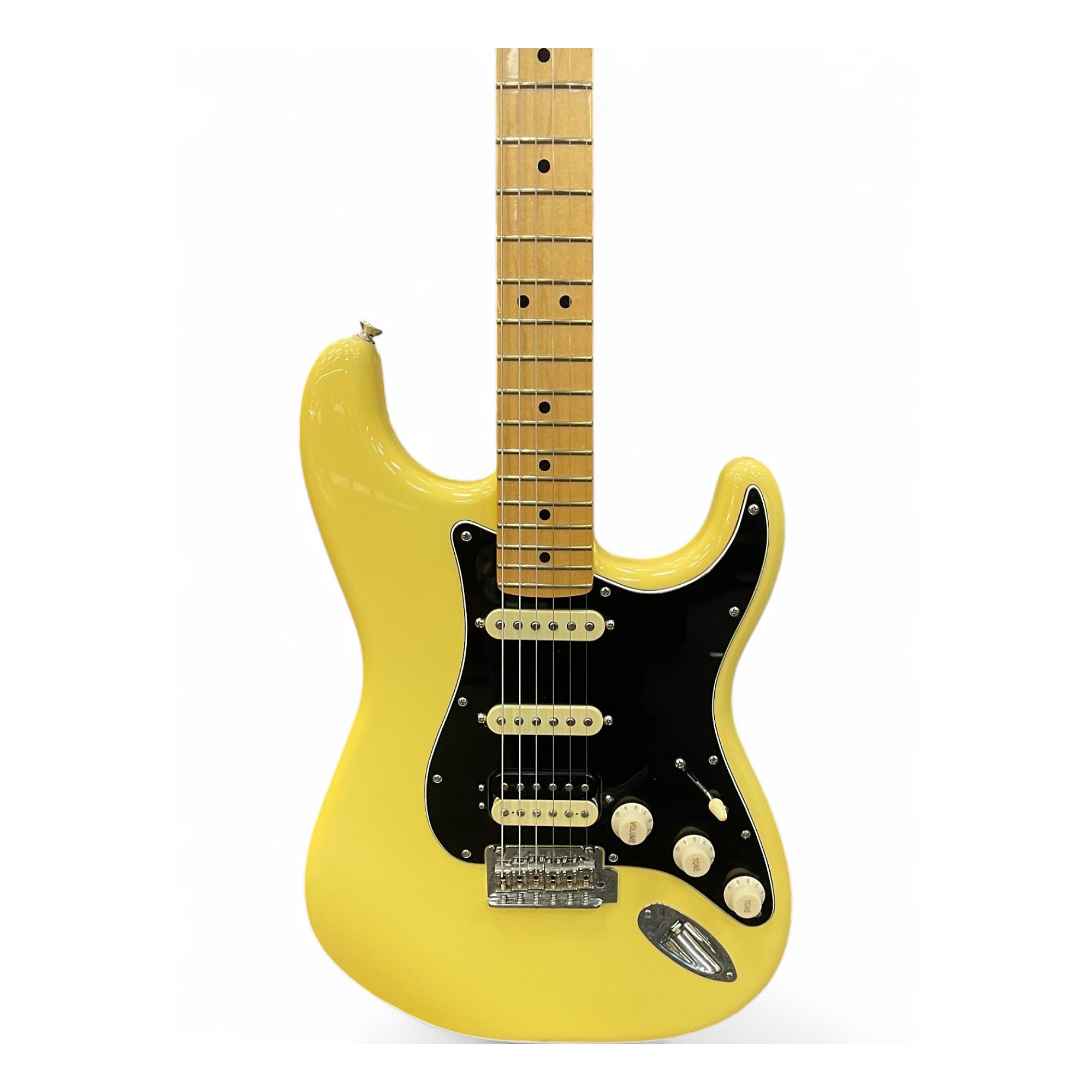 Used Fender Player Stratocaster HSS Yellow Solid Body
