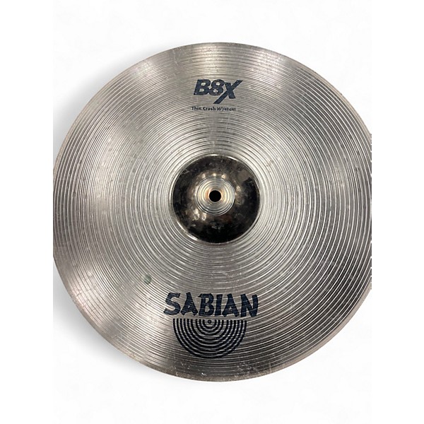 Used SABIAN 16in B8X Thin Crash Cymbal
