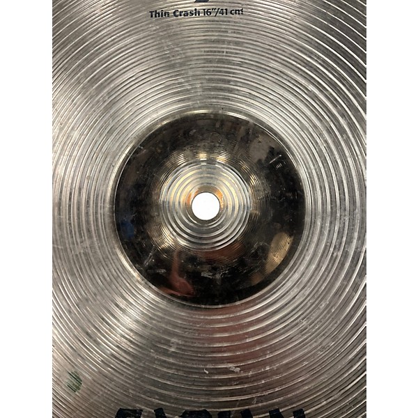 Used SABIAN 16in B8X Thin Crash Cymbal