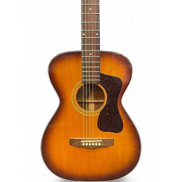 Vintage 1977 Guild F-20 Sunburst Acoustic Guitar