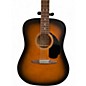 Used Fender California Debut Redondo 2 Color Sunburst Acoustic Guitar