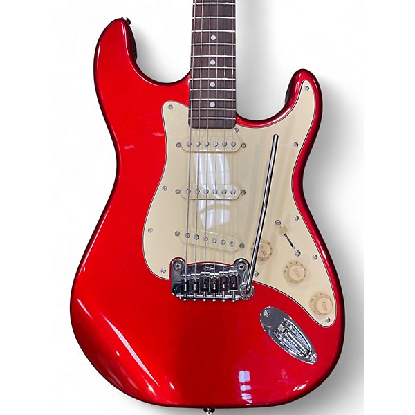 Used G&L Tribute Legacy Candy Apple Red Metallic Solid Body Electric Guitar