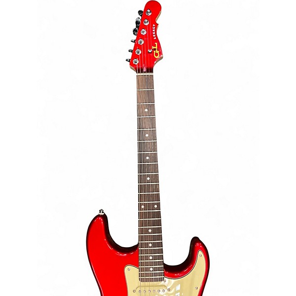 Used G&L Tribute Legacy Candy Apple Red Metallic Solid Body Electric Guitar