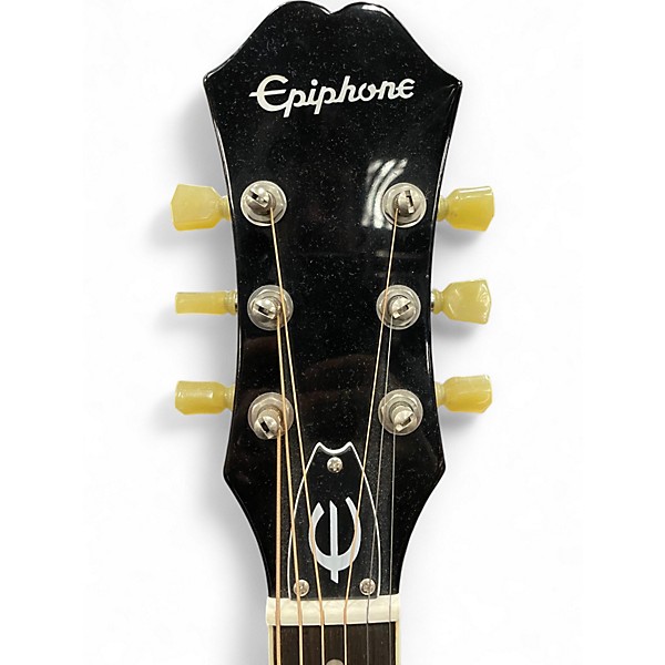 Used 2010s Epiphone FT350SCE 2 Color Sunburst Acoustic Electric Guitar