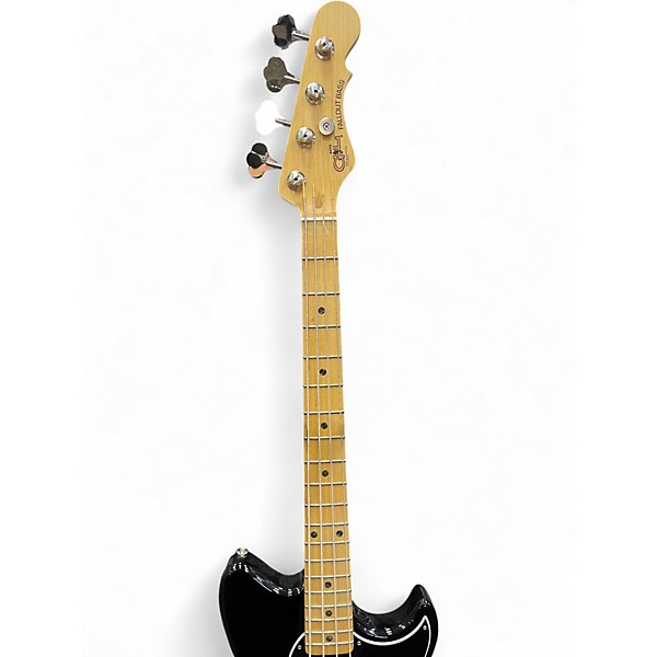 Used G&L Fullerton Deluxe Fallout Black Electric Bass Guitar