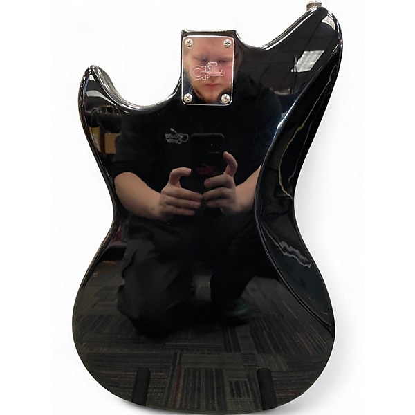 Used G&L Fullerton Deluxe Fallout Black Electric Bass Guitar