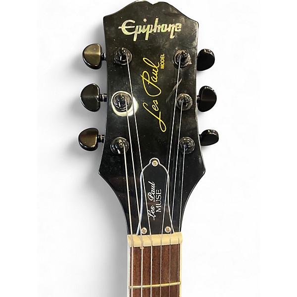 Used Epiphone Les Paul Muse Radio Blue Metallic Solid Body Electric Guitar