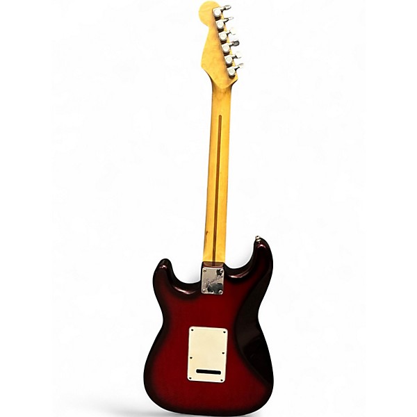 Vintage 1999 Fender Stratocaster Plus Crimson Burst Solid Body Electric Guitar