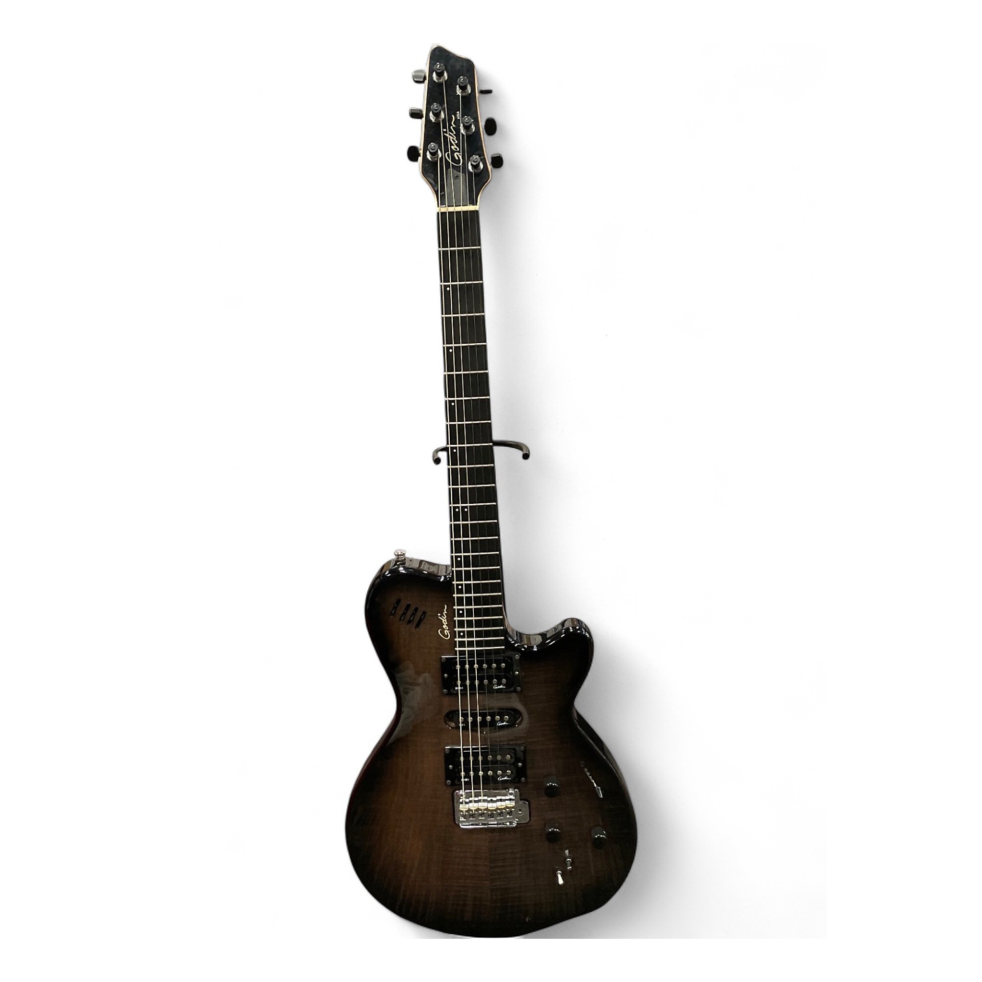 Used Godin XTSA HSH 13-Pin Trans Black Solid Body Electric Guitar