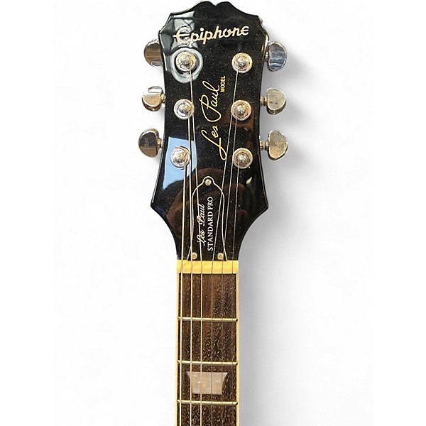 Used Epiphone Les Paul Standard Pro Yellow Sunburst Solid Body Electric Guitar