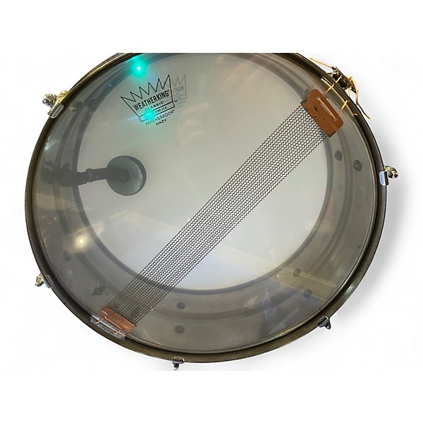 Vintage 1930s Ludwig 5.5X14 Universal Nickel Over Brass Drum