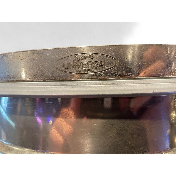 Vintage 1930s Ludwig 5.5X14 Universal Nickel Over Brass Drum