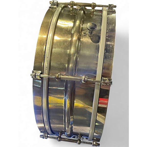 Vintage 1930s Ludwig 5.5X14 Universal Nickel Over Brass Drum