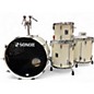 Used 1980s SONOR 4 Piece Lite Cream Laquer Drum Kit